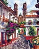 Horacio Robles Jr Old Mexico City Taxco Art Poster Print - 16 X 20