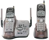 Remanufactured Panasonic KX-TG5432M 5.8 GHz FHSS GigaRange Dual-Handset Phone System with Answering System - Silver