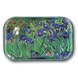 Irises - Rectangle Glass Paperweight (2-1/2" x 4" x 1")