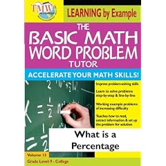 Basic Math Word Problms: What Is a Percentage [Import USA Zone 1]