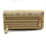 Coach Signature Bonnie Khaki Sand Slim Wallet