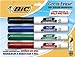 BIC Great Erase Grip Chisel Dry Erase Marker, Chisel Tip, Assorted, 4-Count (GDEMP41-Ast)