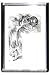 Clear Acrylic Fridge Magnet Alice in Wonderland Tenniel Cheshire Cat Disappearing To a Grin