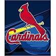 Saint Louis Cardinals MLB Royal Plush Raschel Blanket (Big Stick Series) (50"x60")
