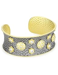 Freida Rothman Belargo Jewelry "Metropolitan" Two Tone Paparazzi Cuff Bracelet