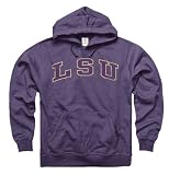 LSU Tigers Heather Purple Tradition Ring Spun Hooded Sweatshirt