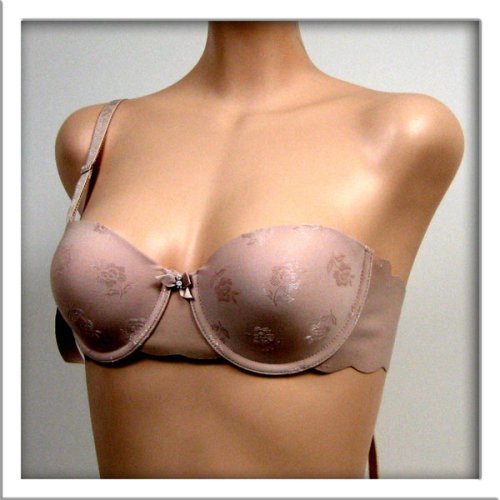 Jasmin $26 Nude Seamless Nudy Wing Bra #2704 sz 34AA