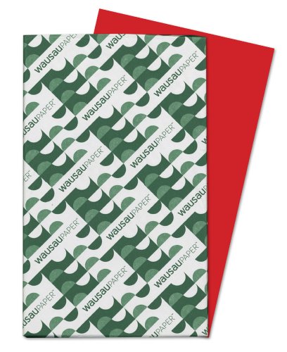 Wausau Astrobrights Heavy Duty Paper, 24 lb, 8.5 x 14 Inches, Re-entry Red, 500 Sheets (22552) On Sale