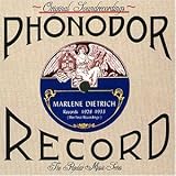 Eigenschaften Marlene Dietrich  / Records 1928-33
