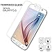 Galaxy S6 Screen Protector, Yooyo™ 0.33mm Tempered Glass Crystal Clear | Slim | Anti Finger Print | Scratch Proof and Light Weight Screen Protector for Samsung Galaxy S6