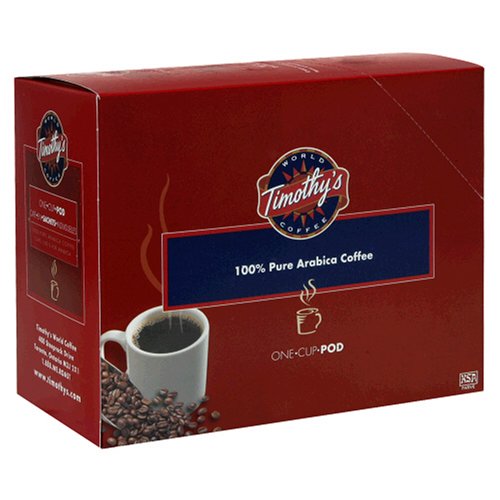 Timothy's World Coffee, Breakfast Blend, Coffee Pods, 25-Count Boxes (Pack of 2)