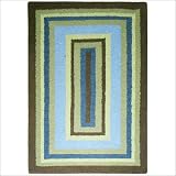 2' x 3' Rizzy Rugs Kids Blue and Brown Rug