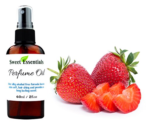 Fragrance / Perfume Oil - Sweet Strawberries - Bath & Body Works Type- 2oz Made with Organic Oils - Spray On Perfume Oil - Alcohol & Preservative Free