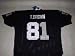 Tim Brown Oakland Raiders Authentic Reebok NFL Football Jersey (Black)