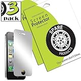 Spare Products (3 Pack) of iPhone 4 Screen Protectors (Mirror)