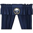 NHL Buffalo Sabres 5pc Jersey Curtains and Valance Set