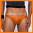 Groovin' V-Cut Bikini Brief - Orange