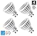 Hyperikon MR16 GU10, LED 7W (50W equivalent), 380 lumen, 2300K (Amber Glow), CRI 90+, 120 Volt, 40° Beam Angle, Dimmable, UL-listed and ENERGY STAR Qualified - (Pack of 4)
