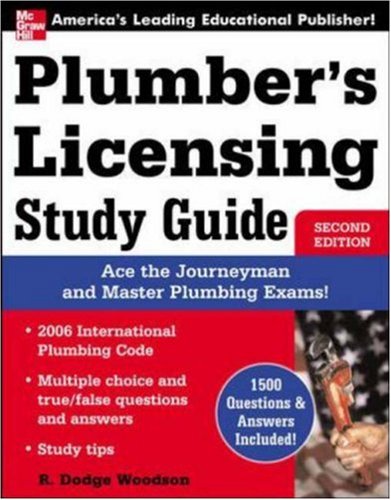 51V8dITZ8ML. SL500  Plumbers licensing Study Guide