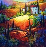 Morning Light Tuscany by Nancy O'toole 24 x 24  Canvas Art