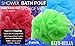 XL Bath Pouf Large Mesh Shower Sponge Set of 4 Pack 70gr, Exfoliating Cleanse Soothe Skin Loofah Luffa Body pouf Mesh Exfoliate Skin Lofah Body Scrubber Soft Bath Pouf Bulk Men Women