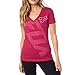 Fox Racing Womens Angled V Neck Short-Sleeve Shirt