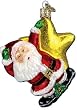 Swinging on a Star Santa Ornament