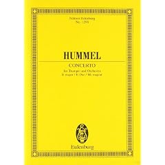 Konzert E-Dur: Trompete und Orchester. Studienpartitur. (Eulenburg Studienpartituren)