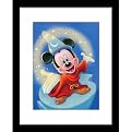 Sorcerer Mickey Framed Lithograph - 12.25x15.25"