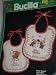Baby Bears Stamped Stitchery Christmas Bibs Kit, Set of 2