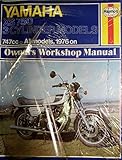 Yamaha XS750 3 cylinder models owners workshop manual
