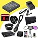Canon EOS 5D Mark II and Canon EOS 5D Mark III Digital SLR Camera with use of the Canon EF 24-105mm f/4 L IS USM Autofocus Lens LP-E6 Lithium Ion Replacement Battery 2400 mAh w/External Rapid Charger + 8GB Compact Flash Memory Card + 3 Piece Filter Kit + 2x Telephoto Lens + Wide Angle Lens + Mini HDMI Cable + Multi Card USB Reader + Memory Card Wallet + Deluxe Starter Kit Bundle DavisMAX 5D Accessory Kit