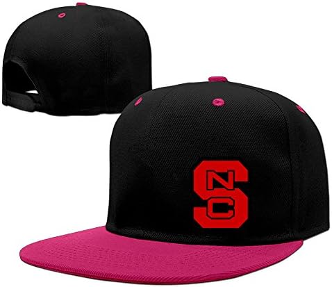 Hotboy19 North Carolina State University Outdoor Sun Protection Hat Snapback Flat Bill Cap Pink