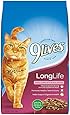 9 Lives Long Life Formula, 3.15-Pound Bags (Pack of 3)