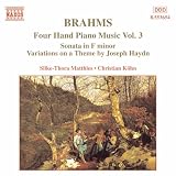 Brahms: Four Hand Piano Music, Vol. 3 cover image