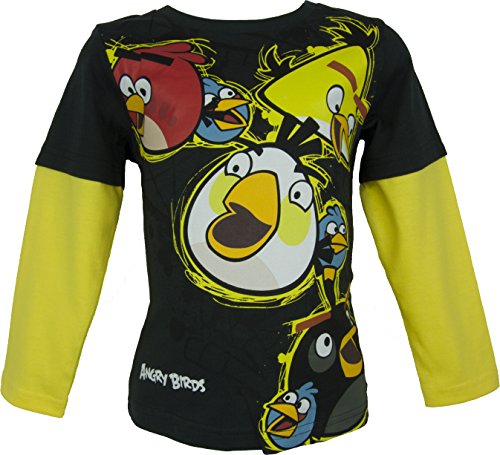 Angry Birds Top à manches longues / T-shirt noir