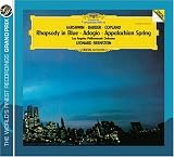 gershwin rhapsody in blue barber adagio copland appalachian spring by leonard bernstein