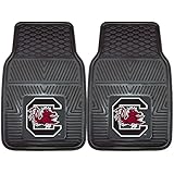 FANMATS NCAA University of South Carolina Gamecocks Vinyl Heavy Duty Car Mat