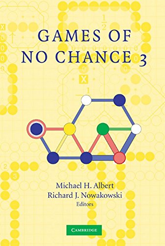 games of no chance 3 mathematical sciences research institute publications