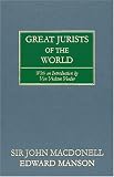 Review Lawbook Exchange  / Great Jurists of the World (Continental Legal History Series)