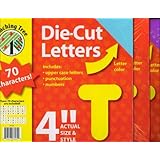 4-Inch Die Cut Letters (Various Colors and Fonts)