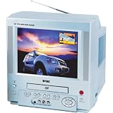  : ORBIT Veda 10'' Portable TV with DVD Player (Mains / 12V) - Silver