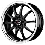 Drag D9 Gloss Black Machined Wheel (1...