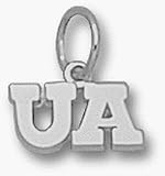 Arizona Wildcats UA 3/16 Charm - Sterling Silver Jewelry