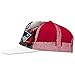 Outerstuff NFL New England Patriots Boys 8-20 Stealth Flat Brim Hat with Mesh Back, Youth One Size, Red