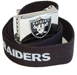 Web Belt with Buckle Oakland Raiders