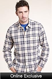 Big Tall North Coast Pure Cotton Textured Check Shirt