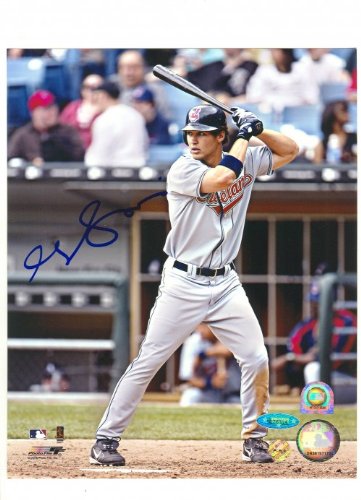 Grady Sizemore Autographed/Hand Signed Cleveland Indians 8x10 Photo