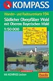 Kompass Karten, Südlicher Oberpfälzer Wald mit Oberem Bayerischen Wald: Wander- und Radtourenkarte 194
