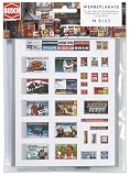 N advertising posters set